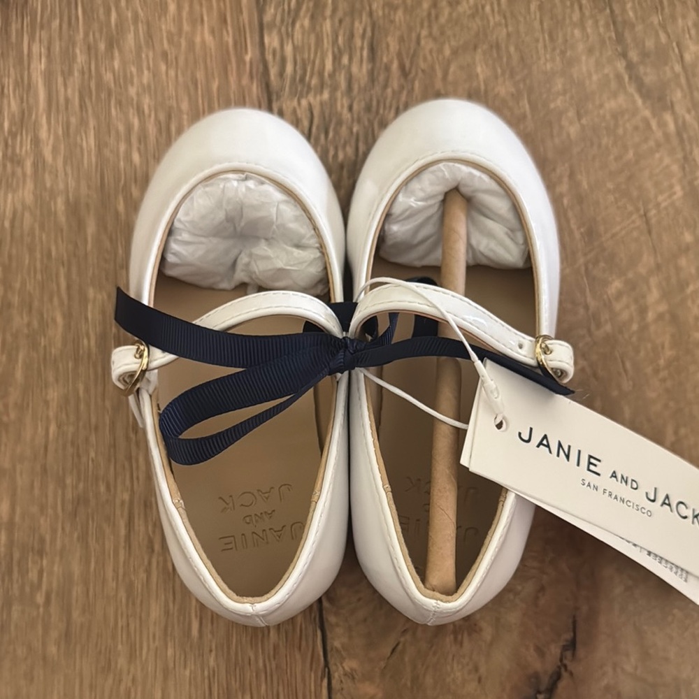 Janie and Jack White Kids Shoes